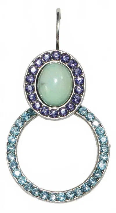 Mariana Women's Cuba Dream Earrings In Blue / Green/ Purple