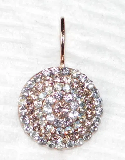 Mariana Women's Dancing In The Moonlight Earrings In Clear/ Rose In Neutral