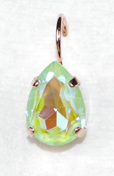 Mariana Women's Drop Earrings In Green Pear