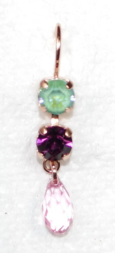Mariana Women's Enchanted Earrings In Pink/ Purple/ Green In Neutral