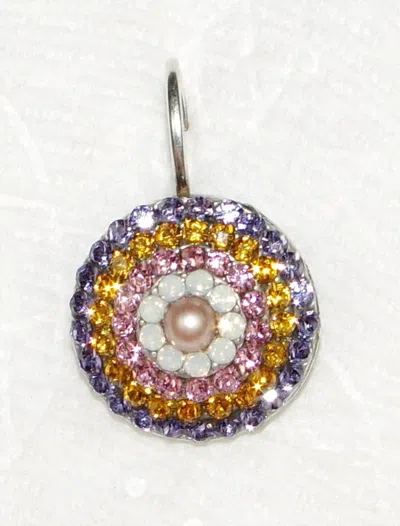 Mariana Women's Flower Power Starburst Earrings In Multicolor In Pink
