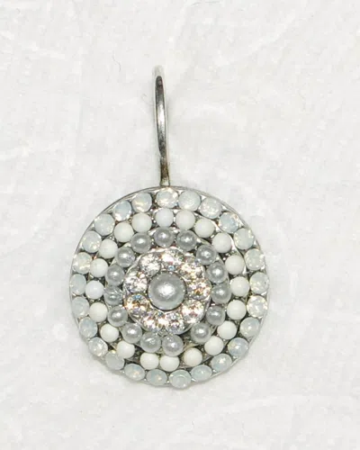 Mariana Women's Forever Starburst Earrings In Clear/ White/ Pearl