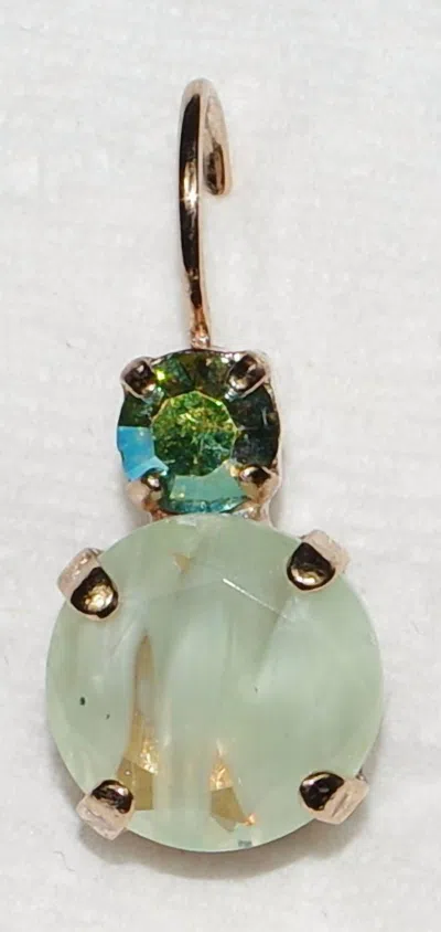 Mariana Women's Forget Me Not Audrey Earrings In Green