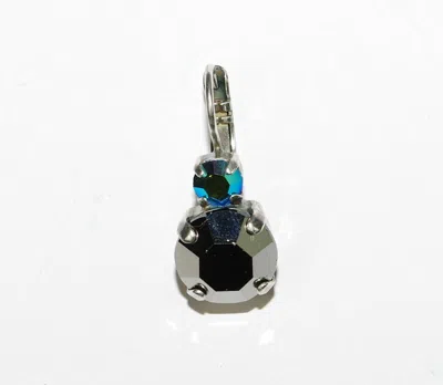 Mariana Women's Galaxy Audrey Earrings In Silver/ Blue In Black