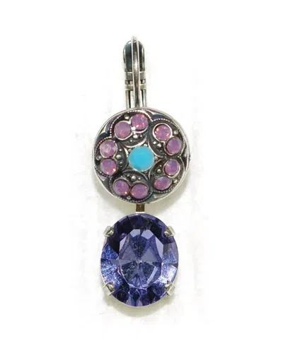 Mariana Women's Happiness Earrings In Lavender / Turq In Multi