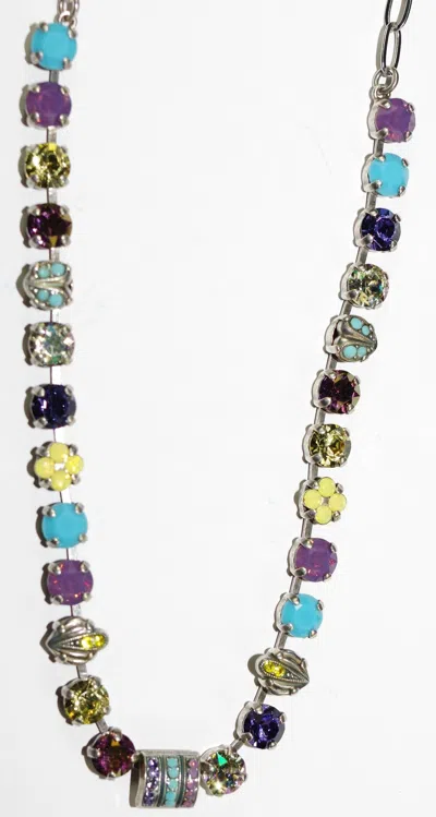 Mariana Women's Happiness Necklace In Purple, Turquoise, Yellow In Multi