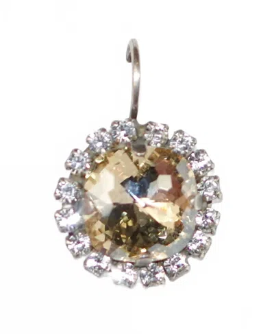 Mariana Women's Kalahari Earrings In Clear / Amber In Gold