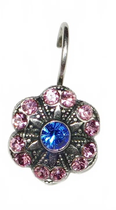 Mariana Women's Kiss From A Rose Earrings In Pink, Blue