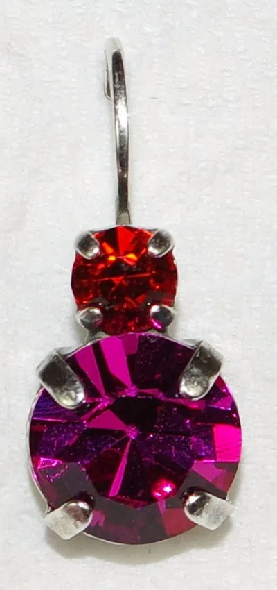 Mariana Women's Lady Marmalade Earrings In Pink / Orange In Red