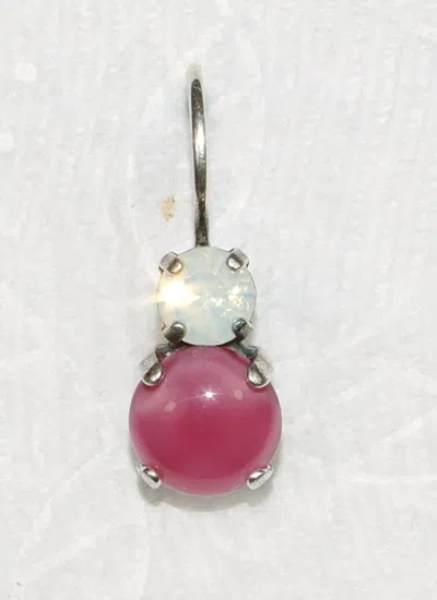 Mariana Women's Musk Earrings In Pink In Red