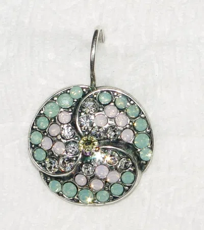 Mariana Women's Pina Colada Earrings In Pink/ Pacific Opal In Silver
