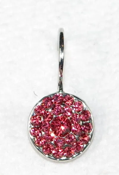 Mariana Women's Round Drop Earrings In Pink