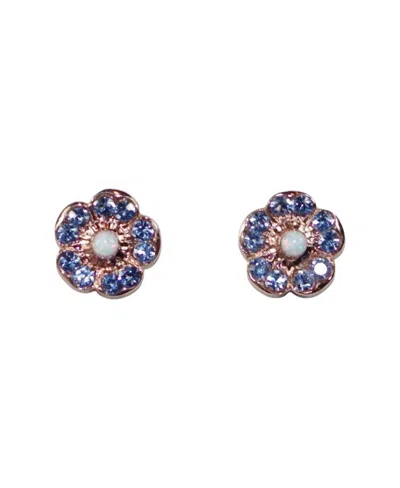 Mariana Women's Sand Bar Earrings In Blue In Orange