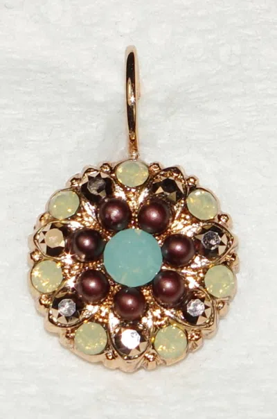 Mariana Women's Serai Guardian Earrings In Pacific Opal / Brown Pearl/ Gold/ White In Multi