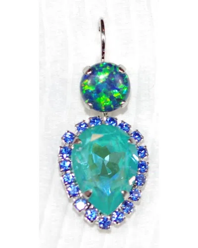 Mariana Women's Serenity Earrings In Blue/ Teal In Green