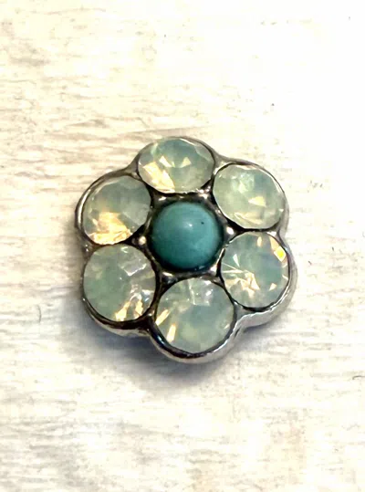 Mariana Women's Studs Earrings In Green/ Blue