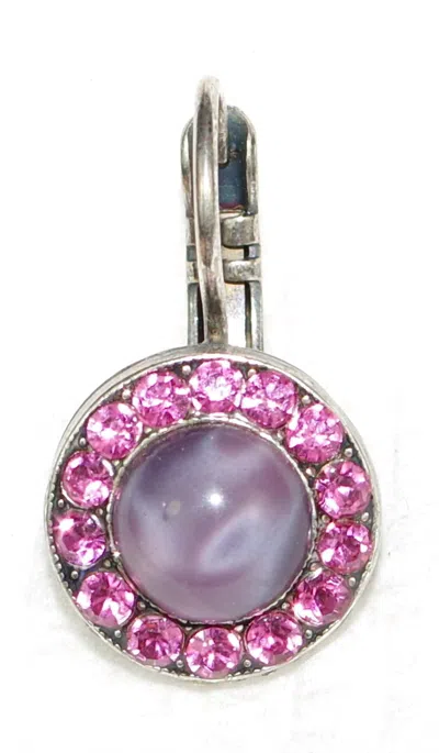 Mariana Women's Sweet Summer Sophia Earrings In Pink/ Lavender In Metallic