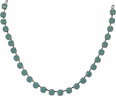 Mariana Women's Tennis Style Crystal Necklace In Pacific Opal In Multi