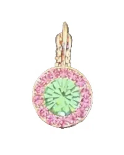Mariana Women's Tutti Frutti Sophia Earrings In Green/ Pink In Red