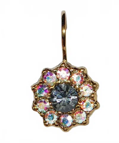 Mariana Women's Tuxedo Earrings In Black/ A/b In Pink