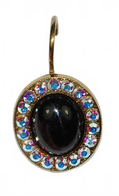 Mariana Women's Tuxedo Earrings In Black Multi