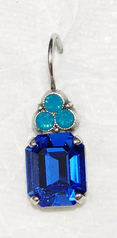 Mariana Women's Zhang Earrings In Blue / Teal