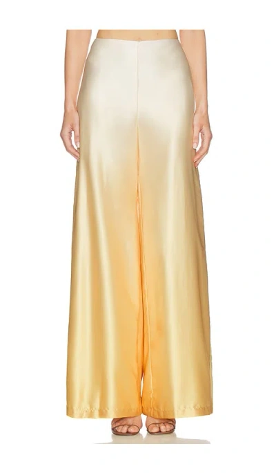 Mariandree Gaitan Adriana Pant In Yellow