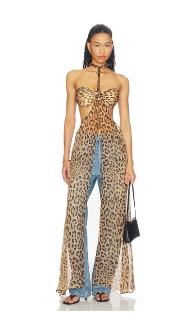 Mariandree Gaitan Andrea Top In Brown