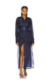Mariandree Gaitan Aurora Dress In Blue