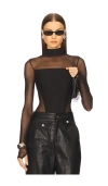 Mariandree Gaitan Caroline Bodysuit In Black