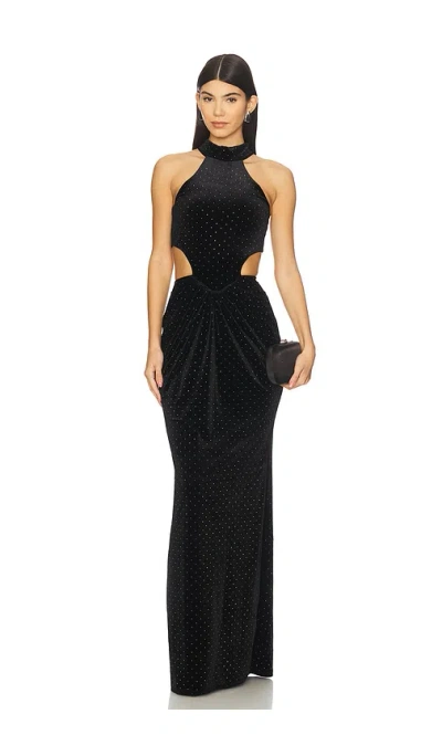 Mariandree Gaitan Corina Dress In Black