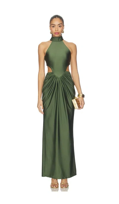 Mariandree Gaitan Corina Dress In Green