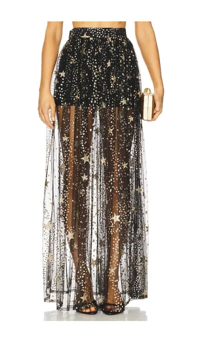 Mariandree Gaitan Emily Maxi Skirt In Black