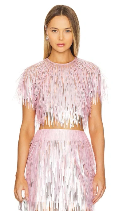 Mariandree Gaitan Olivia Top In Rose