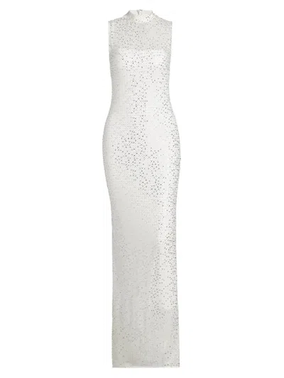Mariandree Gaitan Women's Chleo Slit Maxi Dress In White