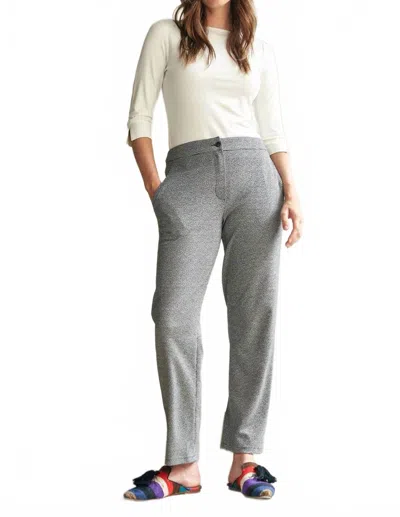 Marianna Déri Houndstooth Jersey Pants In Grey In Multi