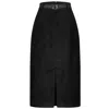 Marianna Déri Women's Black Bouclé Pencil Skirt In Black