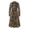 Marianna Déri Women's Black Golden Leaves Dress In Black