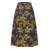 Marianna Déri Women's Black Golden Leaves Skirt In Multi