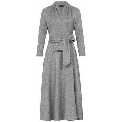 Marianna Déri Women's Grey Knitted Wrap Dress
