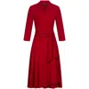 Marianna Déri Women's Jersey Wrap Dress Red In Red