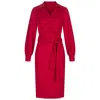 Marianna Déri Women's Red Wrap Dress In Red
