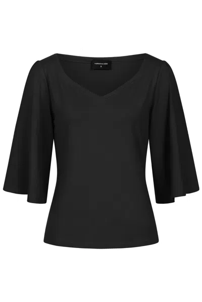 Marianna Déri Women's Sweetheart Neckline Top In Black