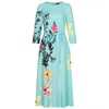 Marianna Déri Women's Turquoise Blue Floral Maxi Dress In Blue
