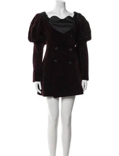 Pre-owned Marianna Senchina Asymmetrical Mini Dress In Multi
