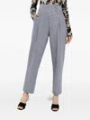 Marianna Senchina Banana Buttoned Trousers In Gray