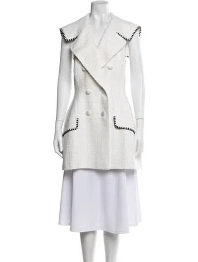 Pre-owned Marianna Senchina Blazer In White