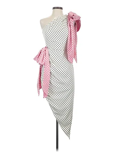 Pre-owned Marianna Senchina Cocktail Dress In White