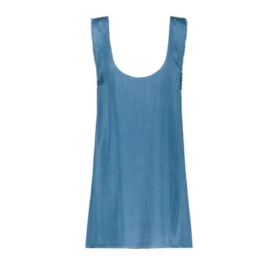 Marianne By Marie Jordane Women's Ambre Flowing Blue Dress