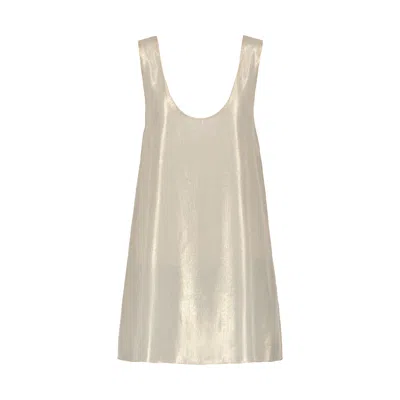 Marianne By Marie Jordane Women's Ambre Flowing Golden Dress